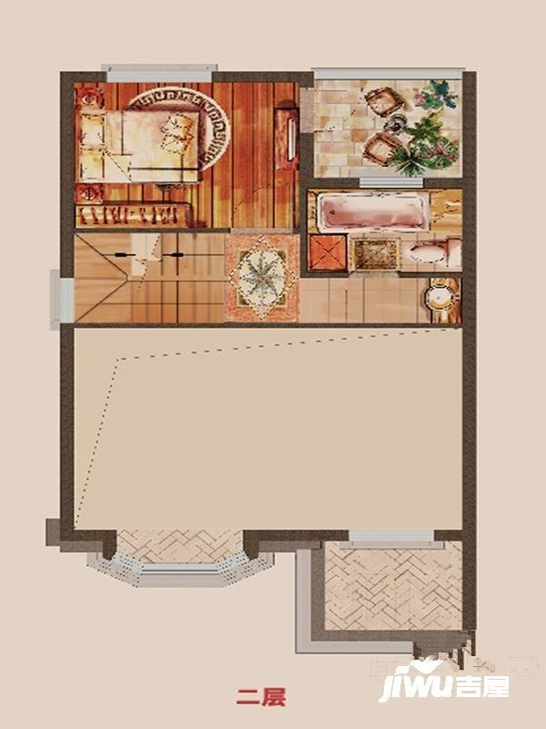 绿地海域笙晖别墅4室3厅3卫109㎡户型图