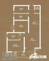 愚园公馆益都愉园2室2厅2卫121.8㎡户型图