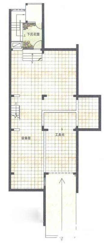 仁恒运杰河滨花园别墅1室1厅1卫218㎡户型图