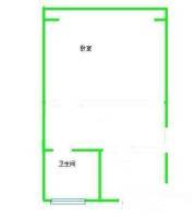 工农四村星源佳园1室0厅1卫20㎡户型图