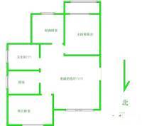 南苑六村3室1厅1卫67㎡户型图