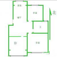 南苑六村3室2厅1卫99㎡户型图