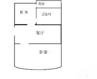 嘉宝新苑1室1厅1卫60㎡户型图