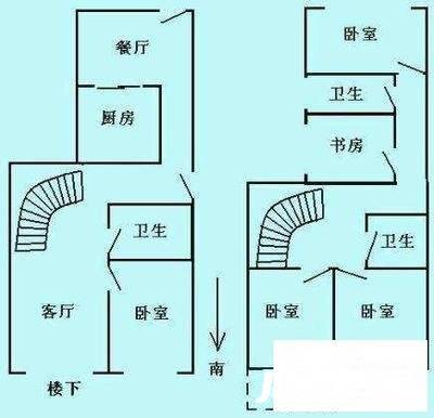 耀江国际广场公寓1室1厅1卫7000㎡户型图