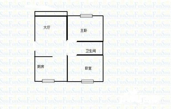 成亿宝盛家苑1室0厅0卫95㎡户型图