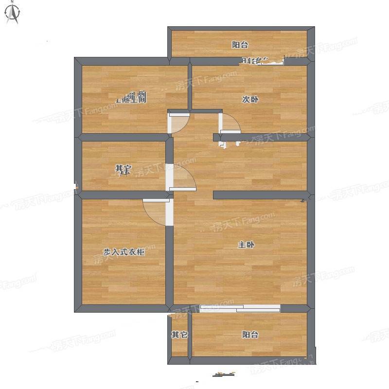 顺驰蓝湾2室1厅0卫190㎡户型图