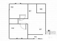 金水湾贵园2室2厅1卫88㎡户型图