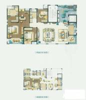 景瑞理想之光4室3厅2卫187㎡户型图