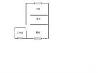 宜川二村1室1厅1卫49㎡户型图