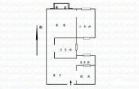 长岛公寓1室1厅1卫55㎡户型图