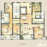 金地湾流域4室2厅2卫169㎡户型图