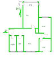 三林世博家园3室2厅1卫96㎡户型图