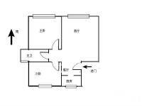 三林世博家园2室2厅1卫84㎡户型图