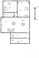 润德坊2室2厅1卫90㎡户型图