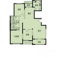 联洋花园天合苑3室2厅2卫137㎡户型图