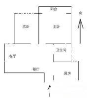 新世纪花苑二期3室2厅1卫99㎡户型图