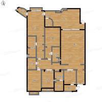 城市经典一期玉墅公寓4室2厅0卫343㎡户型图