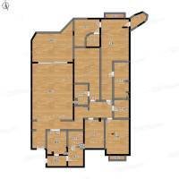 城市经典一期玉墅公寓4室2厅0卫355㎡户型图