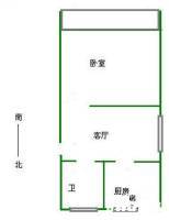 环球广场公寓1室1厅1卫71㎡户型图