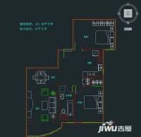 申汉大厦商住楼2室2厅1卫102㎡户型图