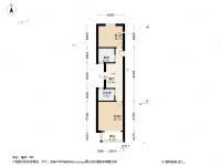 开鲁二村2室1厅1卫58.2㎡户型图