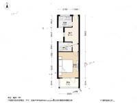开鲁二村1室1厅1卫41.8㎡户型图