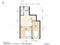 鞍山三村2室1厅1卫47.2㎡户型图