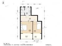 鞍山三村2室0厅1卫47.2㎡户型图