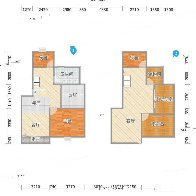 世纪非凡怡园3室0厅0卫146㎡户型图