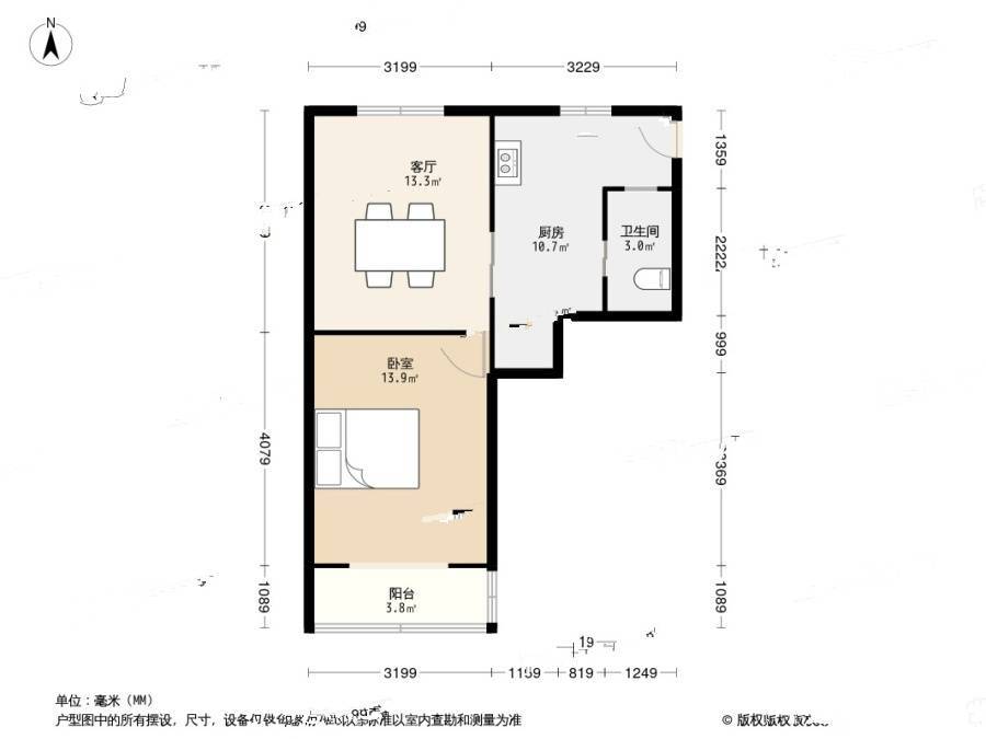 长征新村2室0厅1卫49㎡户型图