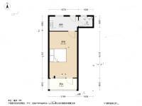 长征新村1室0厅1卫32.9㎡户型图