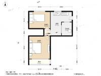 长征新村2室1厅1卫48.5㎡户型图