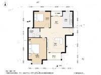 高杨佳苑2室2厅1卫89.9㎡户型图