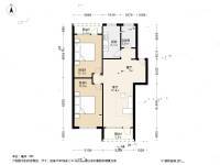 荻泾苑2室2厅1卫93.9㎡户型图