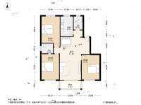 荻泾苑3室2厅2卫114.3㎡户型图