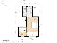 控江西三村1室0厅1卫39.5㎡户型图