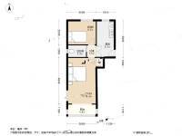 凤城四村2室0厅1卫51.6㎡户型图