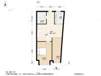 新湖明珠城2室2厅1卫79.1㎡户型图
