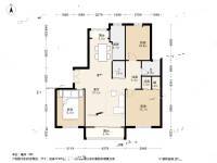 东苑新天地3室2厅2卫120.6㎡户型图
