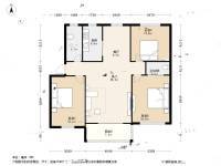 华银坊3室2厅2卫113.4㎡户型图