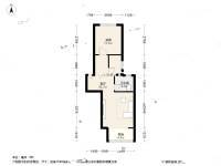 华银坊1室1厅1卫59.3㎡户型图