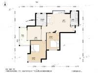 浦江智汇园3室2厅1卫92.3㎡户型图