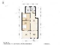 新长征花苑2室2厅1卫80.1㎡户型图