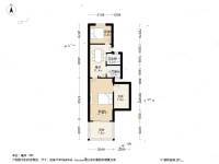 章家巷小区2室1厅1卫55.3㎡户型图