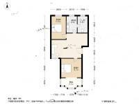 锦绿新城2室1厅1卫87.4㎡户型图