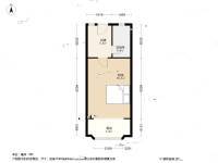 西湖苑1室0厅1卫32.6㎡户型图