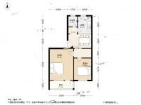 宜川四村2室1厅1卫58.9㎡户型图