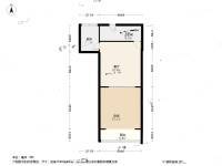 泰山二村1室1厅1卫46.2㎡户型图