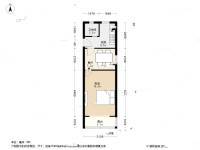 泰山二村1室1厅1卫40.3㎡户型图