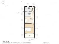 太浜巷小区1室1厅1卫38㎡户型图
